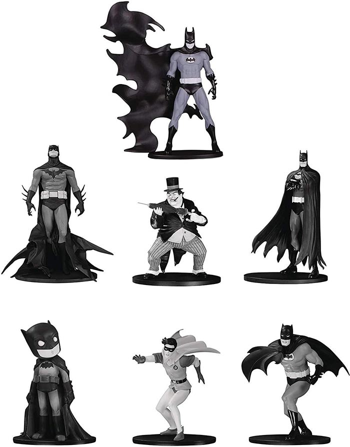 Batman Black & White 3.75 Inch Mini Figure Box Set - Batman Mini Pack #4