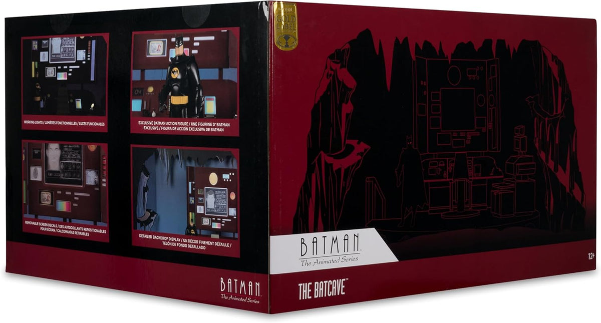 Batman The Animated Series 6 Inch Scale Playset Exclusive - The Batcave Playset Gold Label