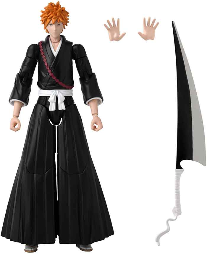 Bleach 6 Inch Action Figure Anime Heroes - Ichigo Kurosagi