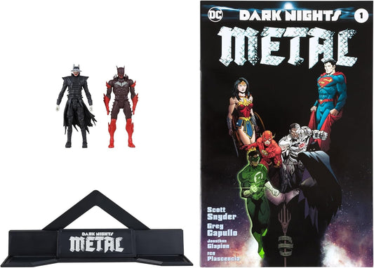 DC Direct 3 Inch Action Figure Page Punchers 2-Pack - Batman Who Laughs & Red Death