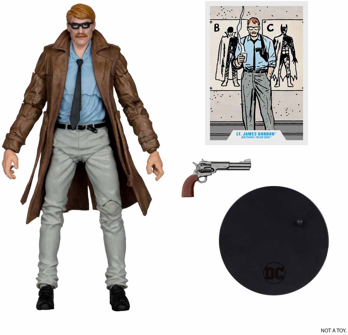 DC Multiverse Batman Year One Part 4 7 Inch Action Figure Exclusive - Lt. James Gordon Gold Label
