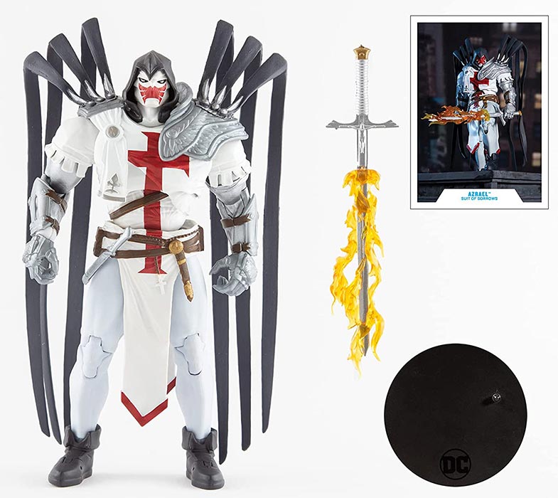 DC Multiverse Comic Series 7 Inch Action Figure Exclusive - Azrael Suit Of Sorrows Gold Label