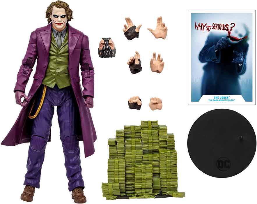 DC Multiverse Dark Knight 7 Inch Action Figure BAF Bane - The Joker