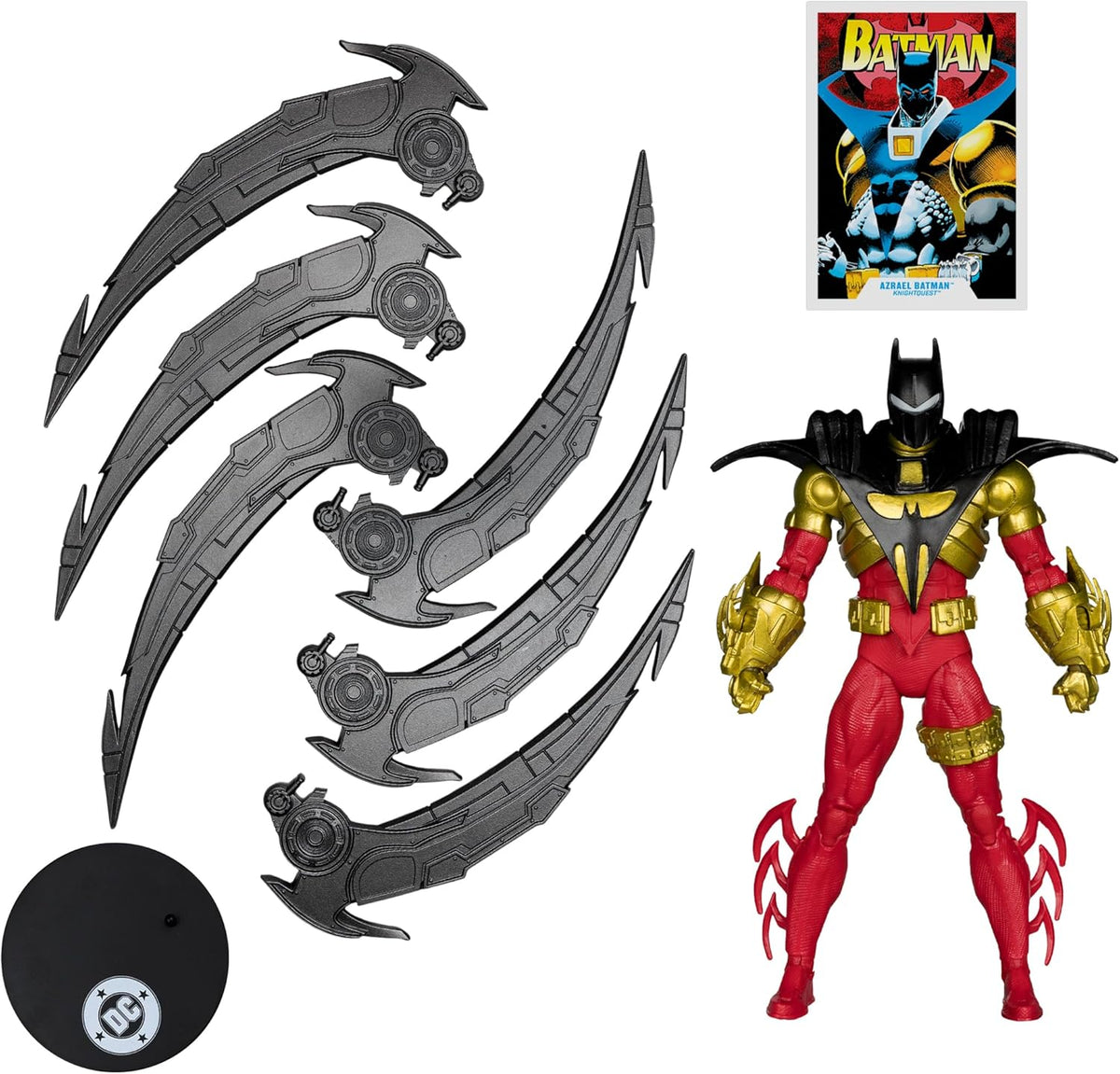 DC Multiverse Knightquest 7 Inch Action Figure - Azrael Batman