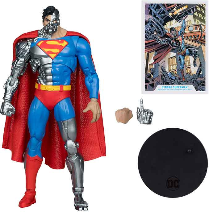 DC Multiverse Revenge Of The Green Lanterns 7 Inch Action Figure Exclusive - Cyborg Superman