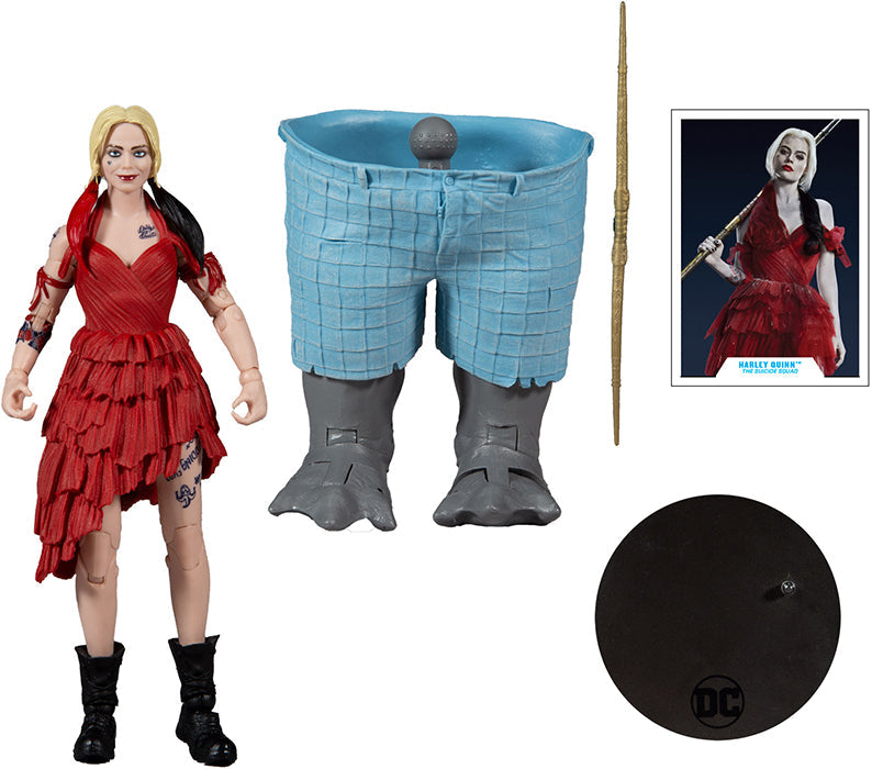 DC Multiverse Suicide Squad 7 Inch Action Figure BAF King Shark - Harley Quinn