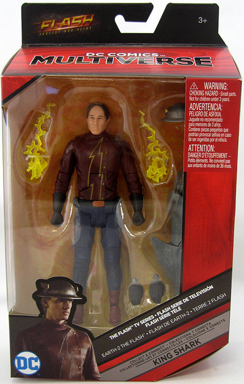 DC Multiverse 6 Inch Action Figure King Shark Series - The Flash CW Earth 2 Flash #1 of 6