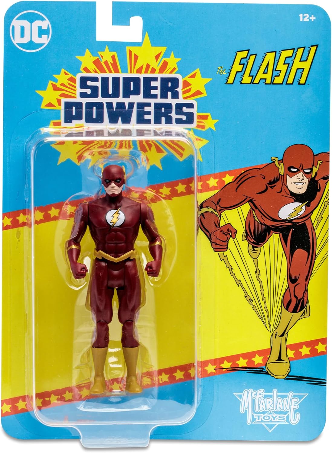 DC Super Powers 4 Inch Action Figure Wave 5 - The Flash (Darker Red Variant)