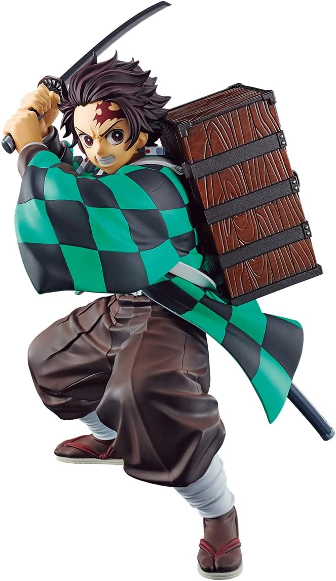 Demon Slayer Kimetsu No Yaiba 7 Inch Statue Figure Ichiban - Tanjiro Kamado (The city where demons dwell)