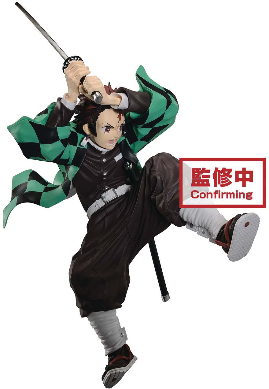Demon Slayer Kimetsu No Yaiba 8 Inch Statue Figure Maximatic - Tanjiro Kamado