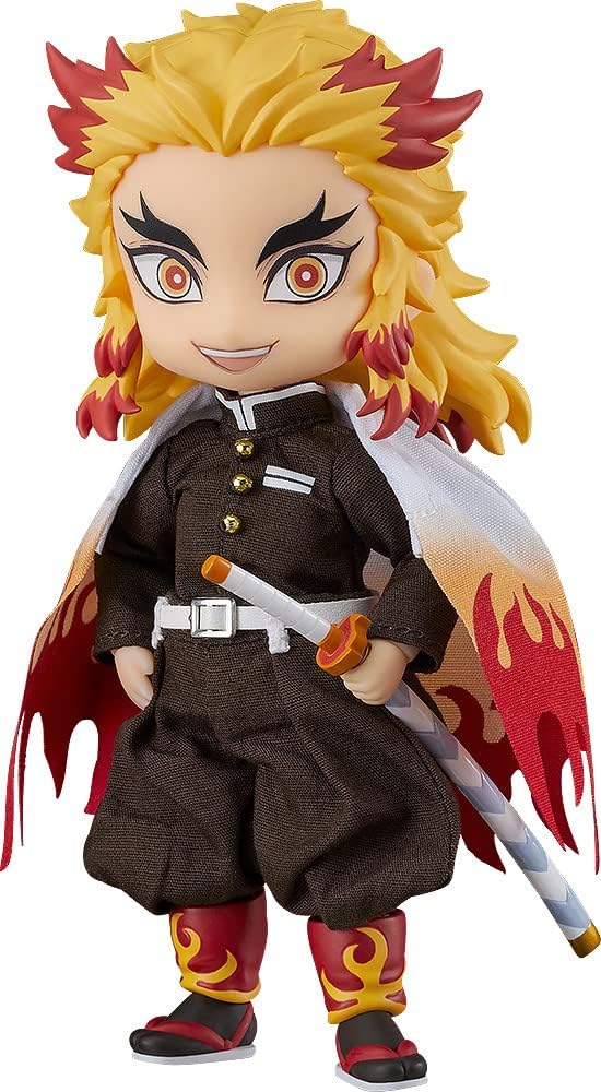 Demon Slayer Kimetsu No Yaiba 4 Inch Action Figure Nendoroid - Kyojuro Rengoku