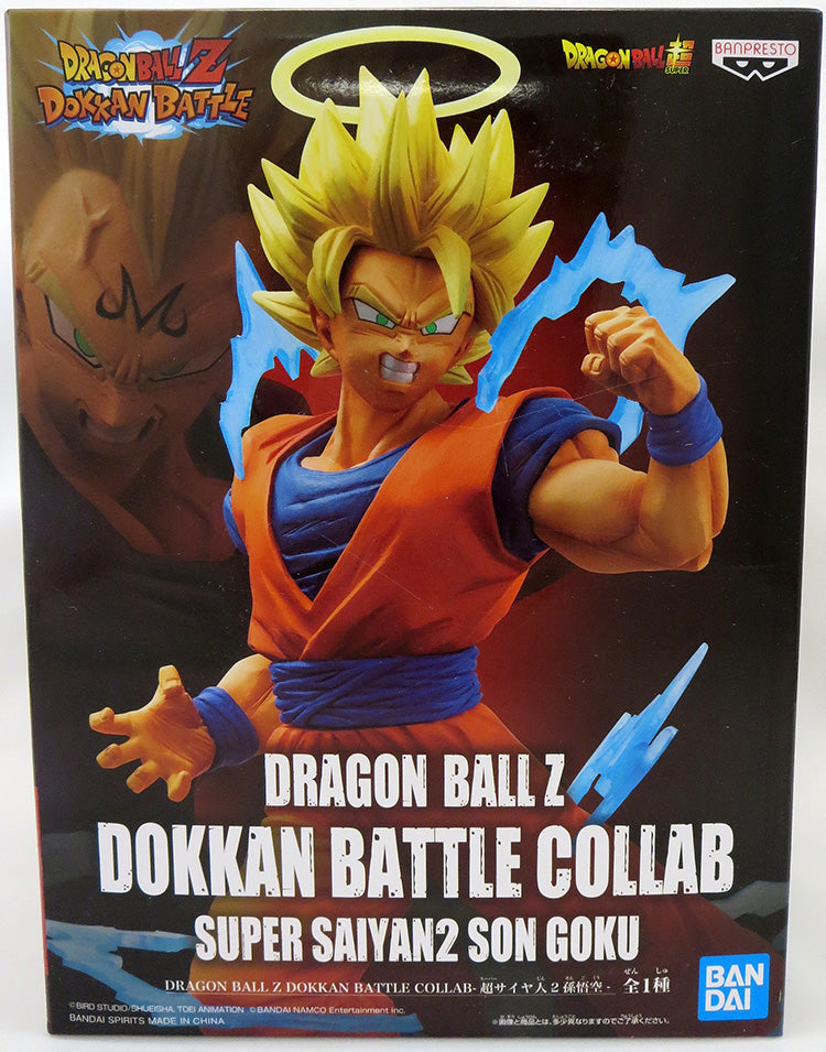 Dragonball Z 8 Inch Static Figure Dokkan Battle Game - Super Saiyan 2 Goku