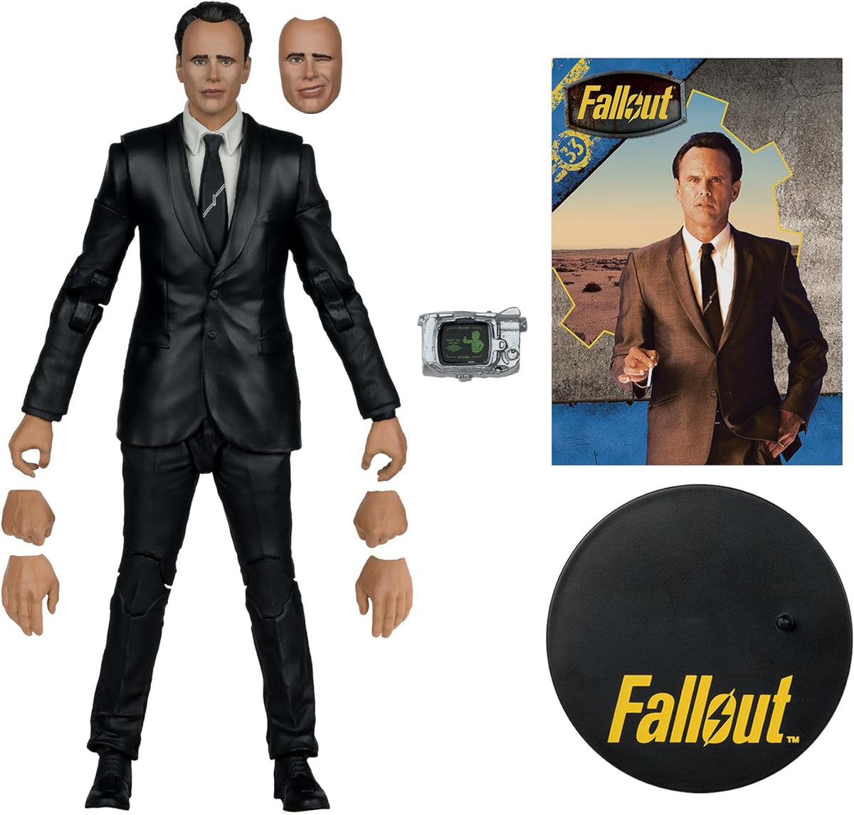Fallout Season 2 7 Inch Action Figure Deluxe Exclusive - Cooper Howard Red Platinum