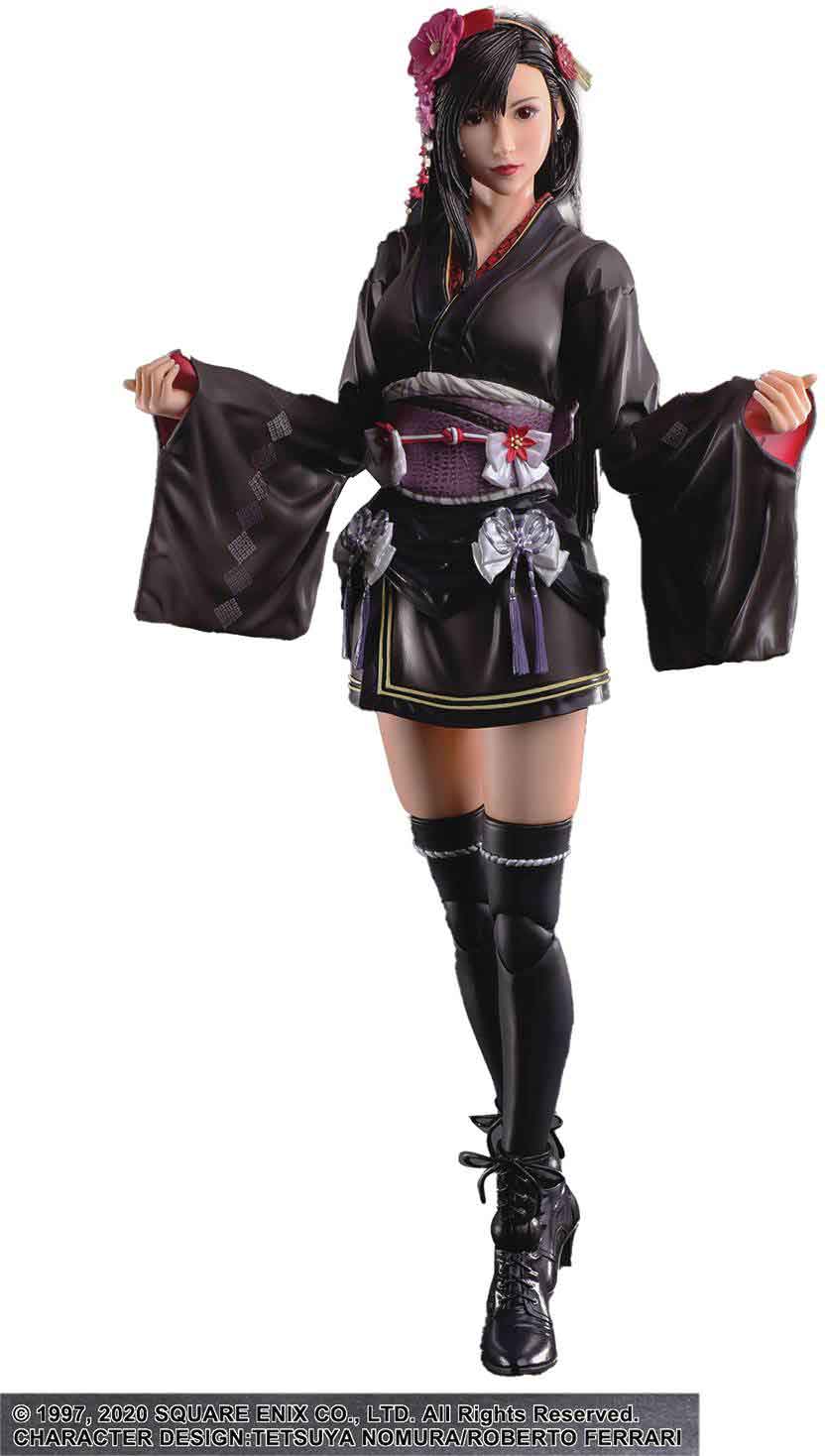 Final Fantasy FFVII Remake 8 Inch Action Figure Play Arts Kai - Tifa Lockhart Exotic Dress