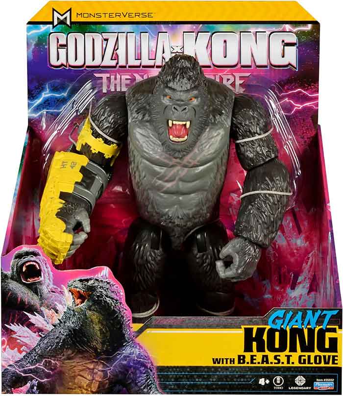 Godzilla X Kong Monsterverse 11 Inch Action Figure Giant Series - Kong with Beast Glove