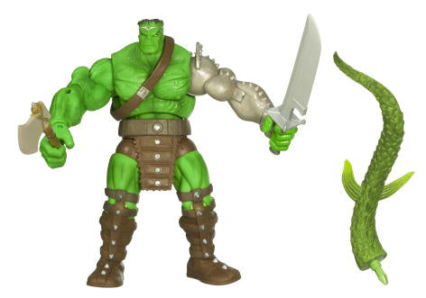 Marvel Legends Hulk 6 Inch Action Figures BAF Fin Fang Foom - King Hulk