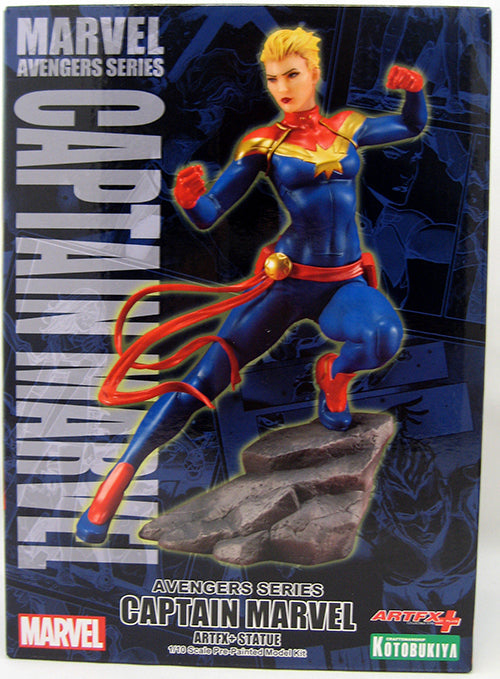 Marvel Comics Avengers Series 8 Inch Statue Figure ARTFX+ - Captain Marvel