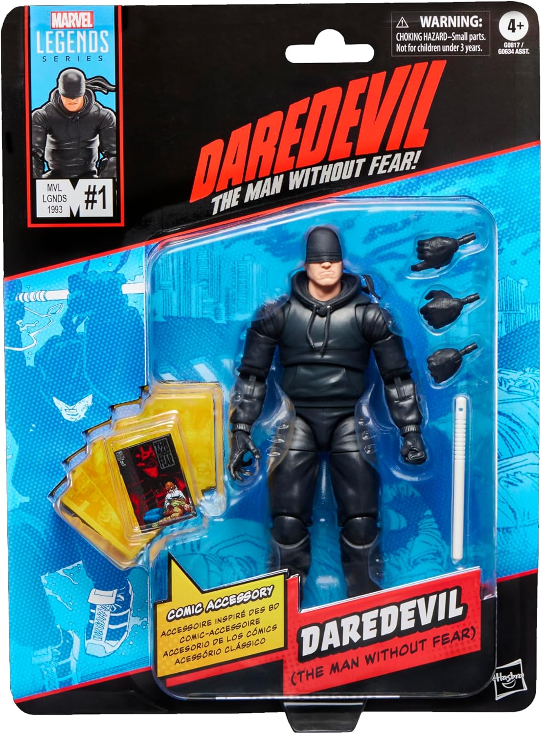 Marvel Legends Comics Inspired 6 Inch Action Figure Wave 2 - Daredevil The Man Without Fear