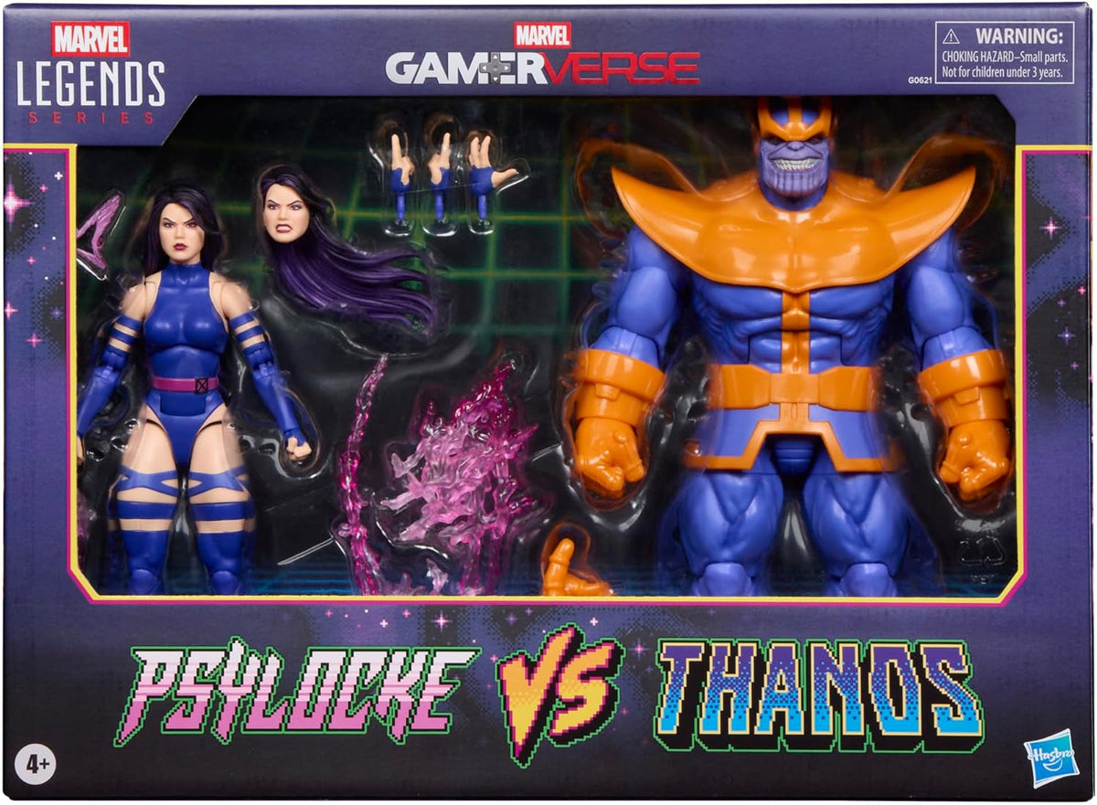 Marvel Legends Gamerverse 6 Inch Action Figure 2-Pack Exclusive - Psylocke vs Thanos