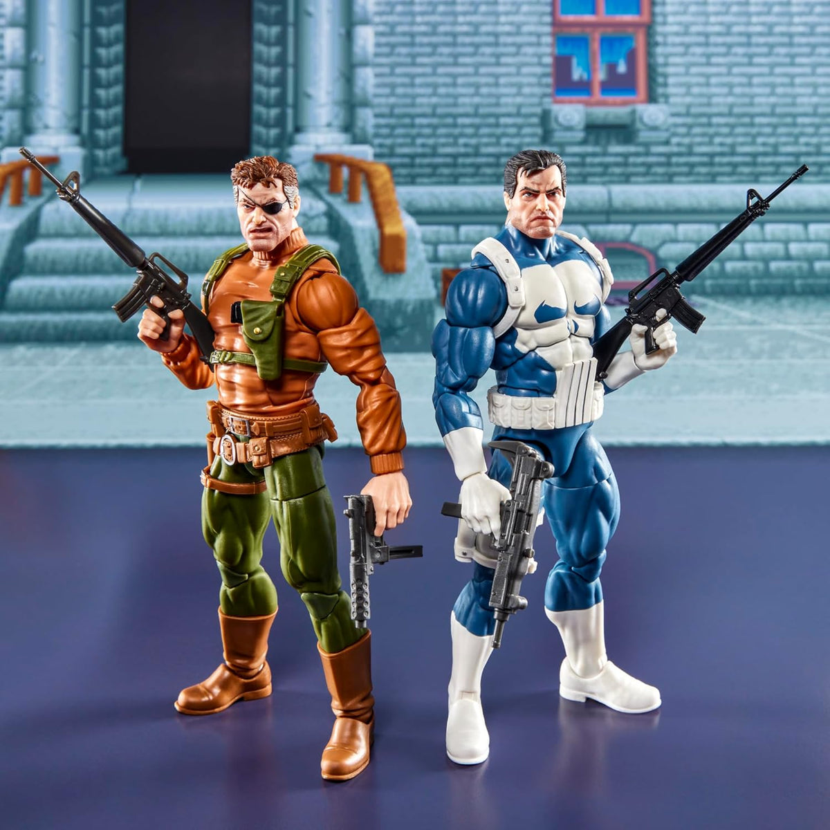 Marvel Legends Gamerverse 6 Inch Action Figure 2-Pack - Punisher and Nick Fury
