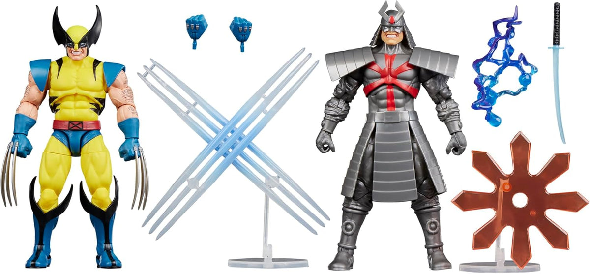 Marvel Legends Gamerverse 6 Inch Action Figure 2-Pack - Wolverine vs Silver Samurai