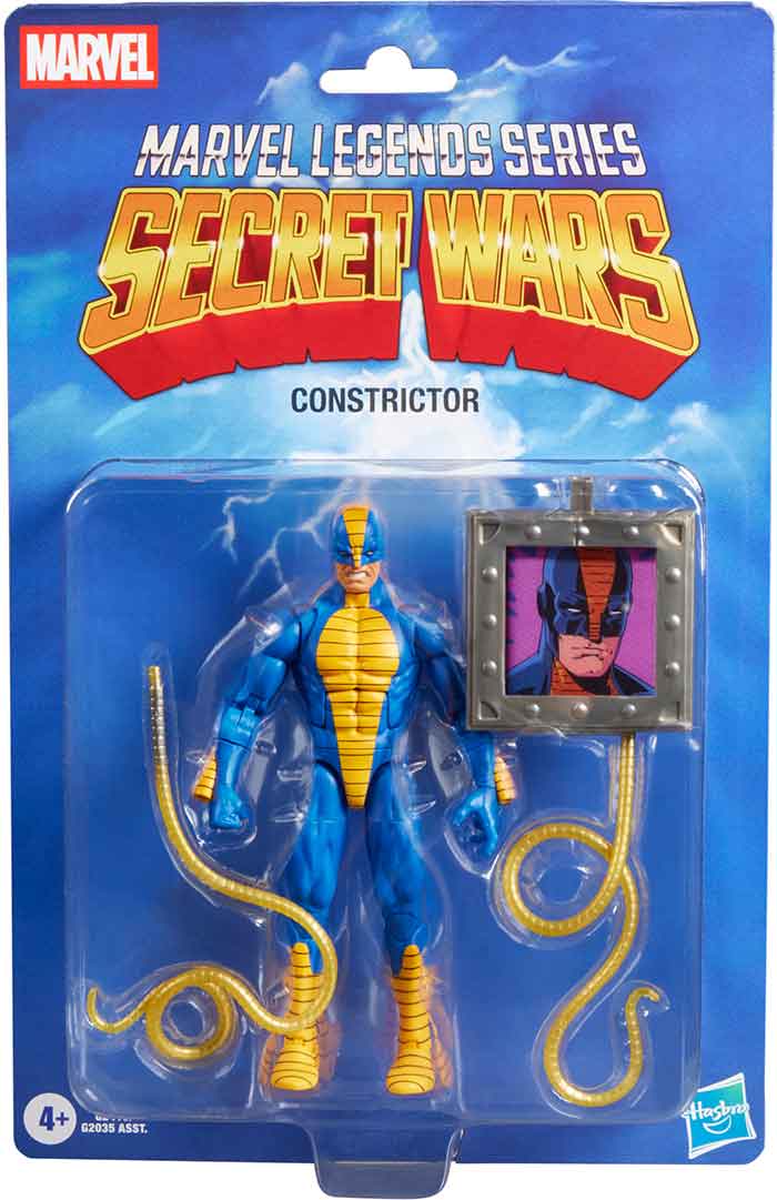 Marvel Legends Retro 6 Inch Action Figure Secret Wars Wave 2 - Constrictor