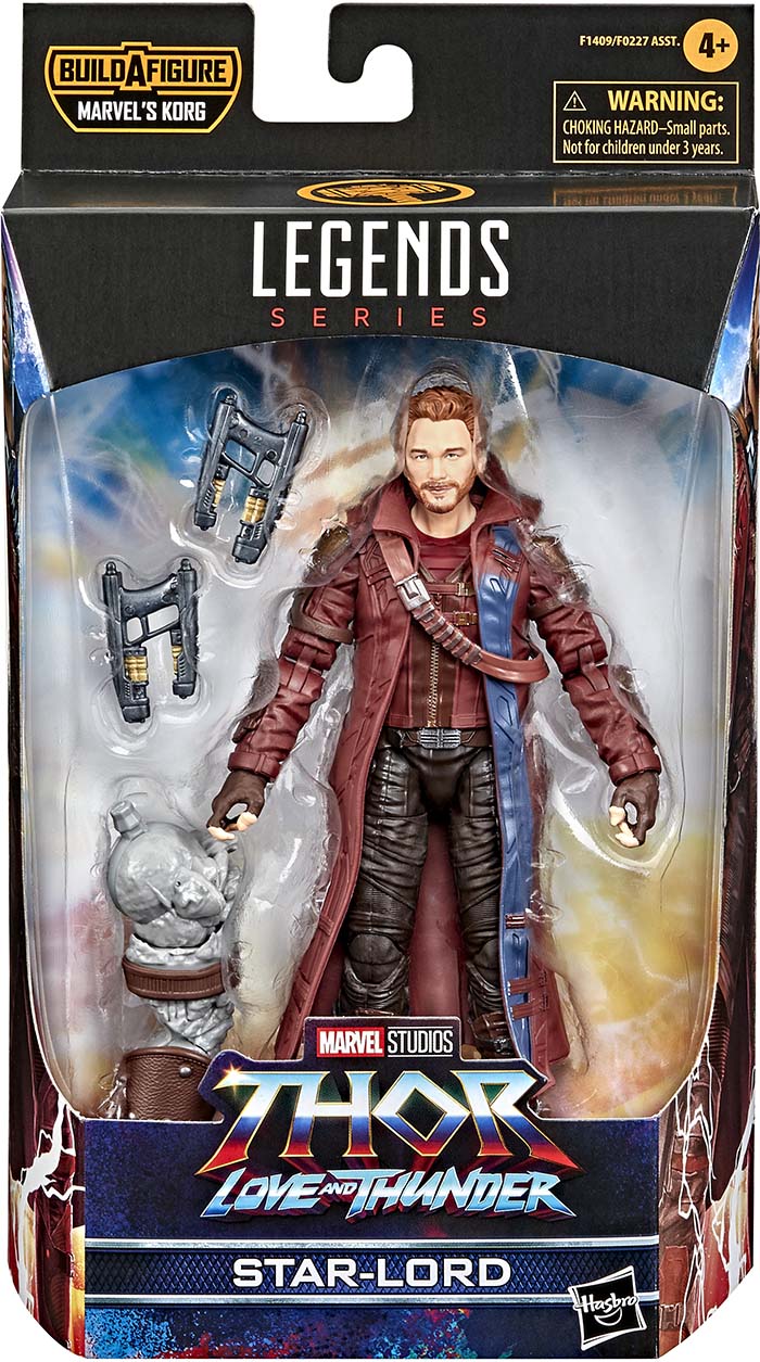 Marvel Legends Thor Love and Thunder 6 Inch Action Figure BAF Korg - Star-Lord