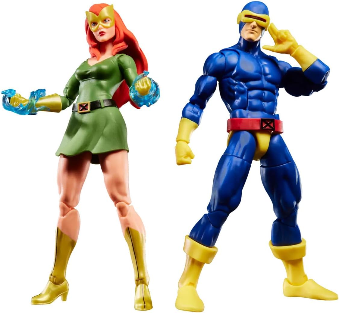 Marvel Legends X-Men '97 6 Inch Action Figure 2-Pack - Cyclops & Jean Grey