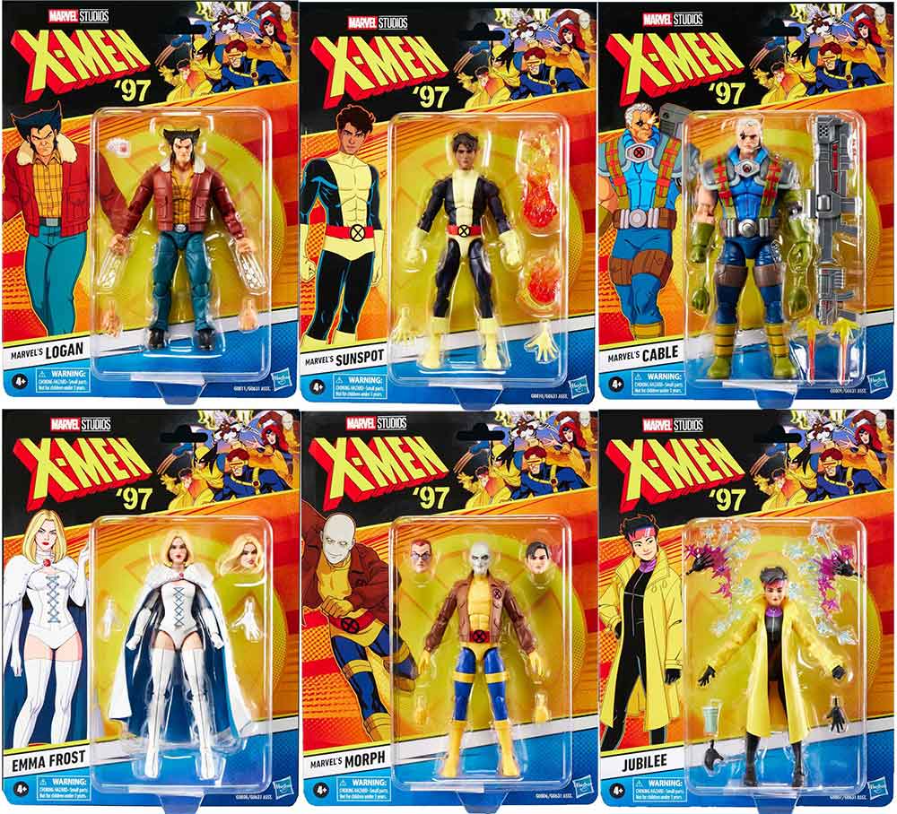 Marvel Legends X-Men '97 6 Inch Action Figure Wave 3 - Set of 6