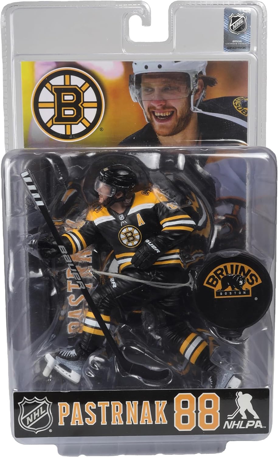 McFarlane SportsPicks NHL 7 Inch Static Figure - David Pastrnak Black Jersey