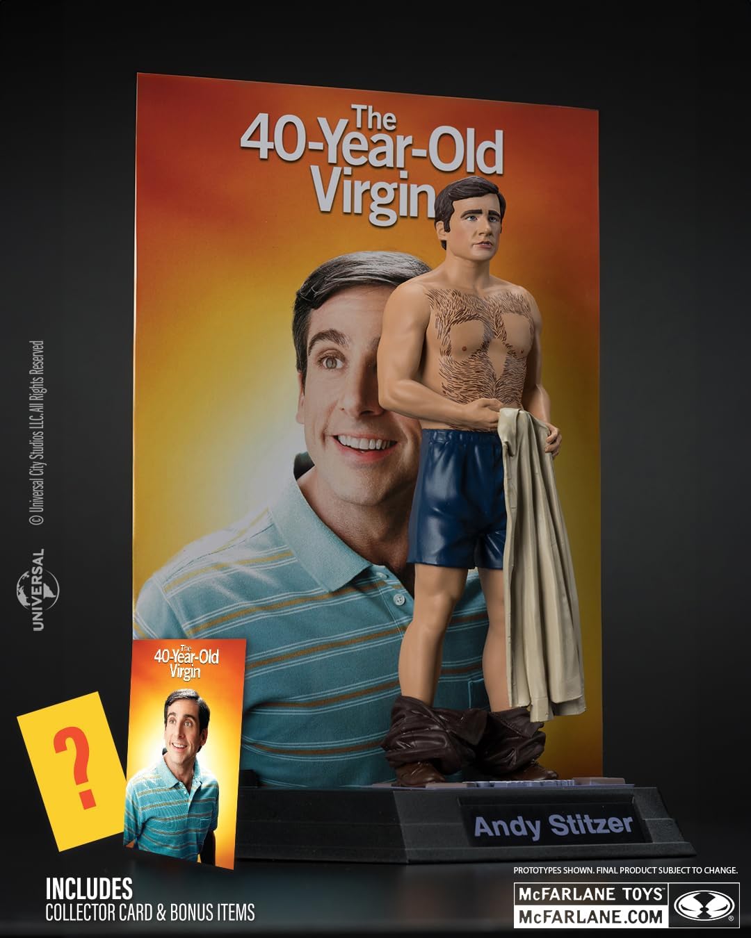 Movie Maniacs The 40 Year Old Virgin 6 Inch Static Figure Posed - Andy Stitzer Digital