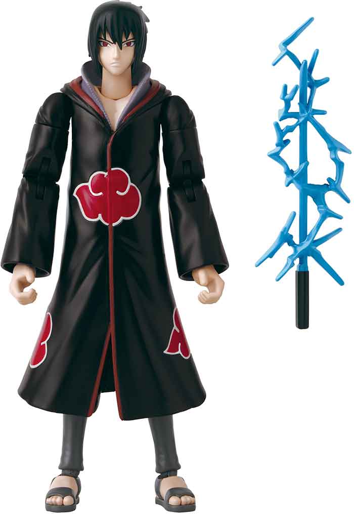 Naruto Shippuden 6 Inch Action Figure Anime Heroes - Sasuke Uchiha Akatsuki Version