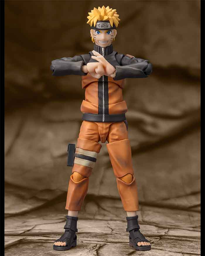 Naruto Shippuden 6 Inch Action Figure S.H. Figuarts Exclusive - Naruto Uzumaki Battle Scarred Edition