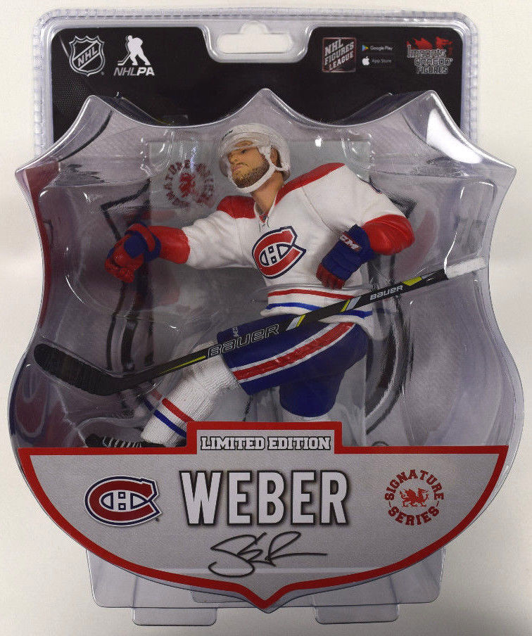 NHL Hockey Montreal 6 Inch Static Figure Premium Sports - Shae Weber White Jersey