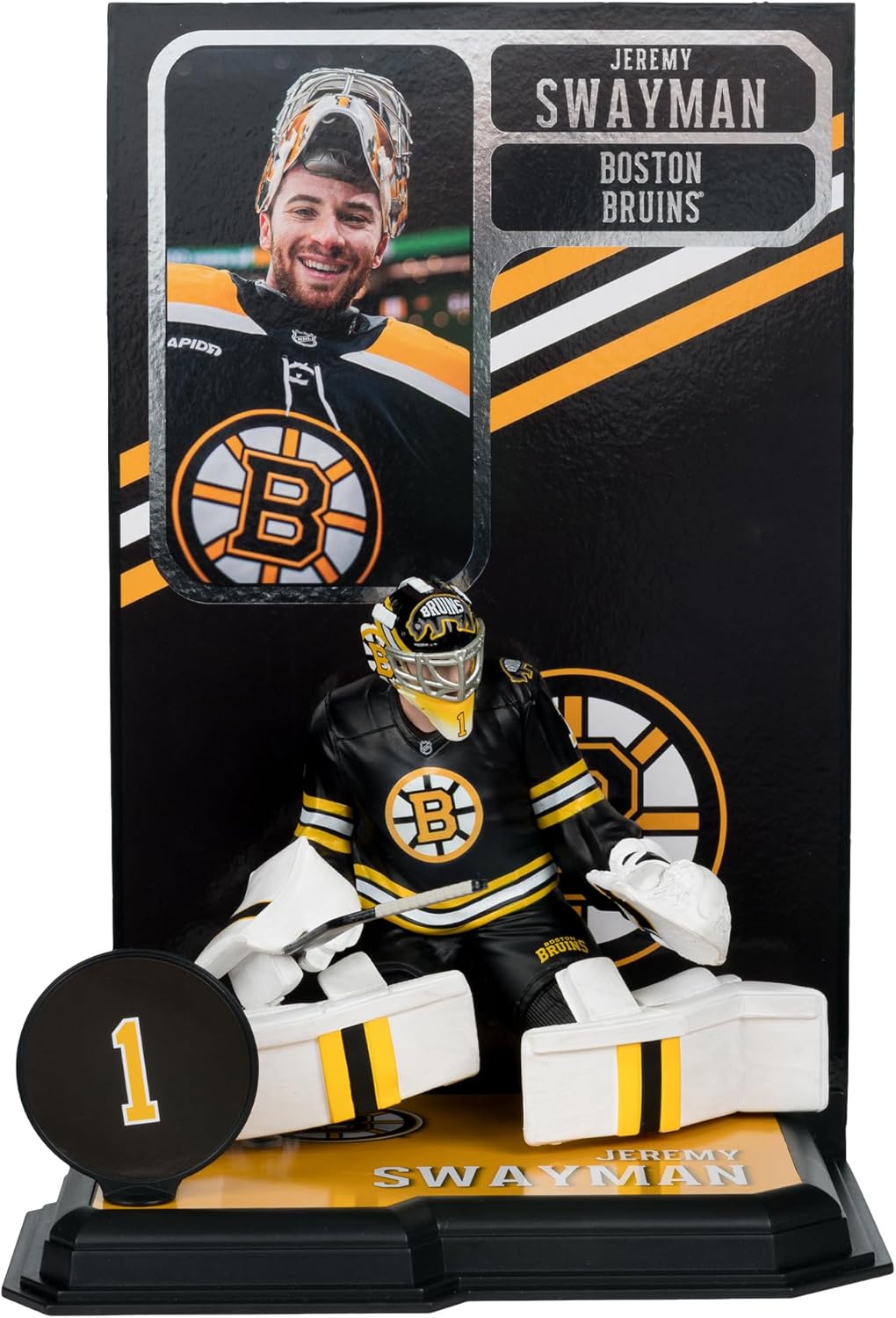 NHL Hockey SportsPicks 7 Inch Static Figure - Jeremy Swayman