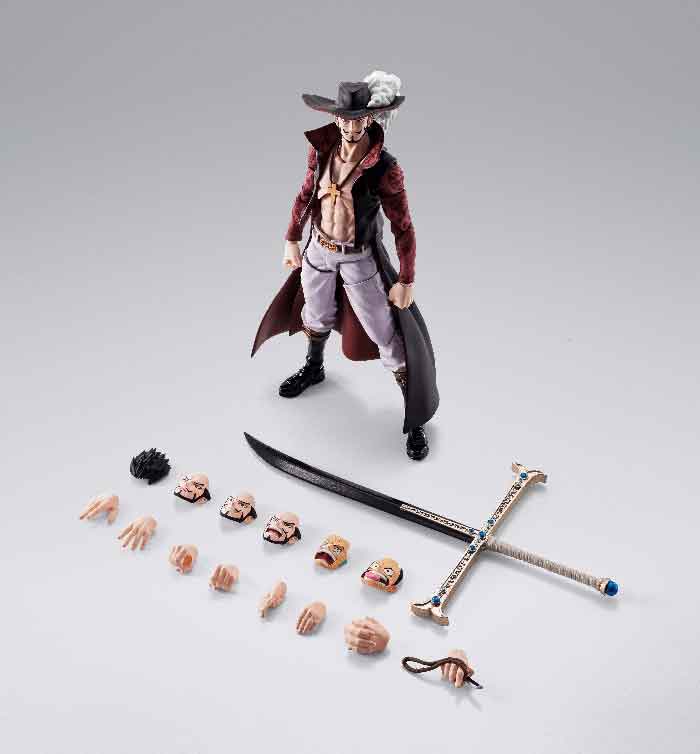 One Piece 6 Inch Action Figure S.H. Figuarts Exclusive - Dracule Mihawk Hawkeye