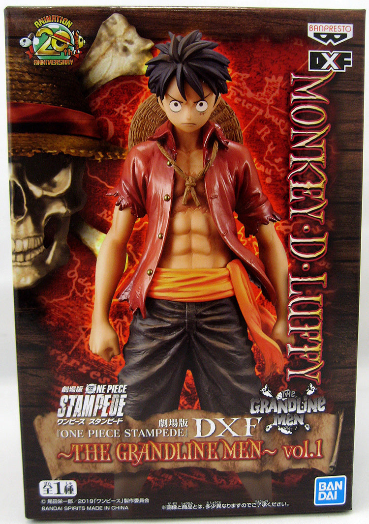 One Piece Stampede 6 Inch Static Figure The Grandline Men DXF - Monkey D Luffy