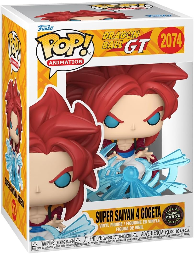 Pop Animation Dragonball GT 3.75 Inch Action Figure Exclusive - Super Saiyan 4 Gogeta #2074 Chase