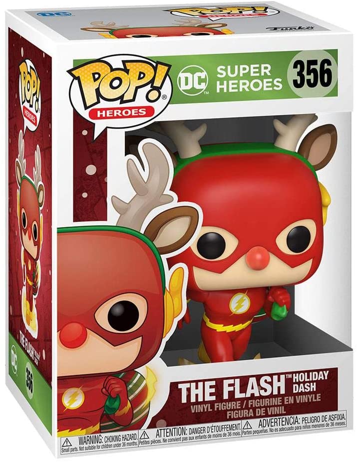 Pop DC Heroes DC Holiday 3.75 Inch Action Figure - Holiday Dash Flash #356