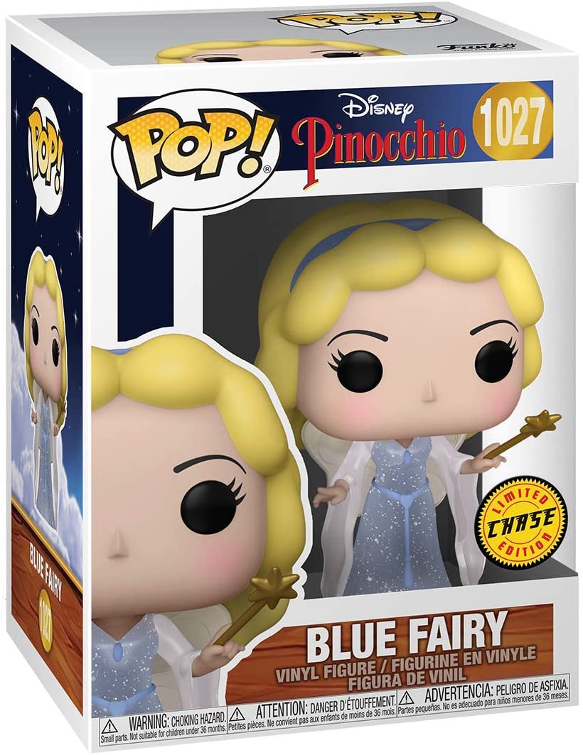 Pop Disney Pinocchio 3.75 Inch Action Figure - Blue Fairy #1027 Chase