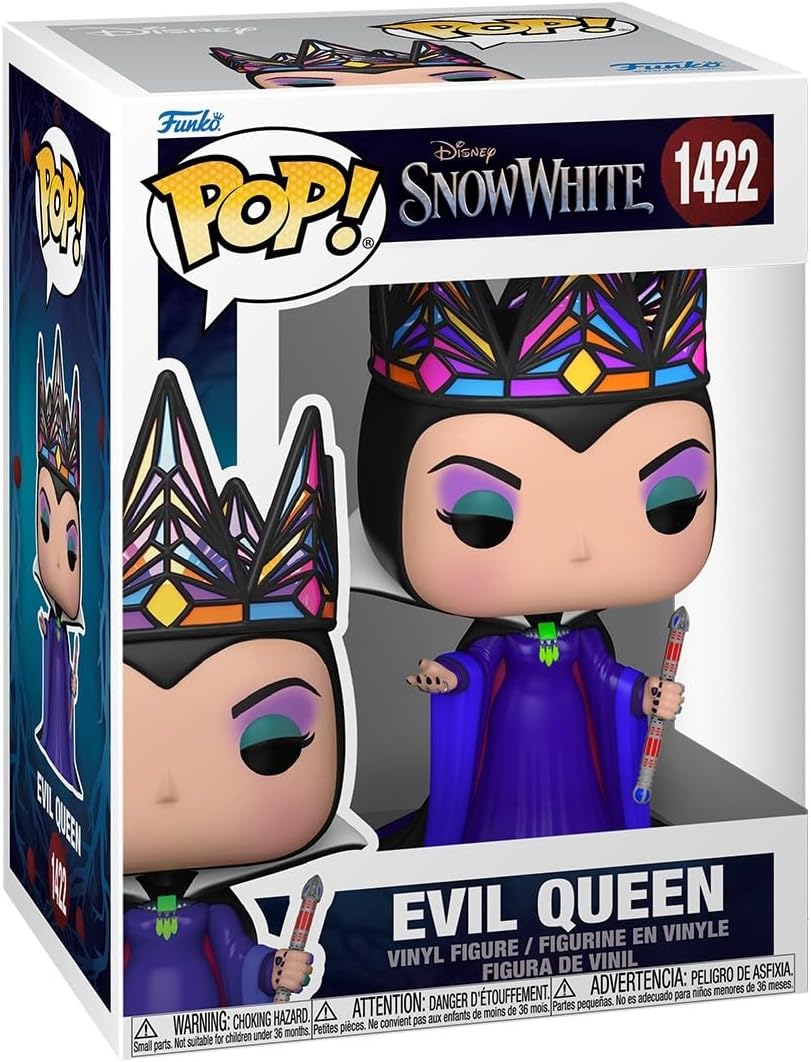 Pop Disney Snow White 3.75 Inch Action Figure - Evil Queen (Black & Purple Gown) #1422