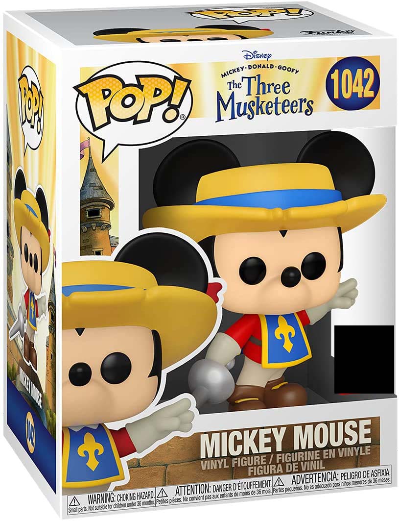 Pop Disney The Three Muskateers 3.75 Inch Action Figure Exclusive - Mickey Mouse #1042