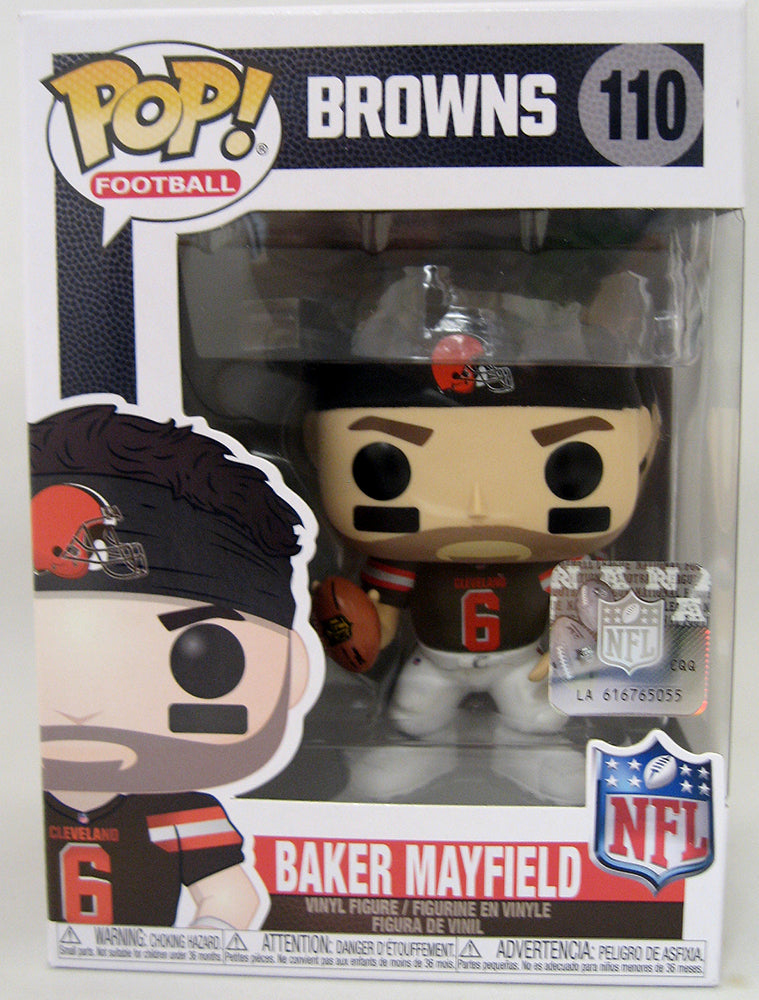 Pop Football 3.75 Inch Action Figure Cleveland Browns - Baker Mayfield #110 Exclusive
