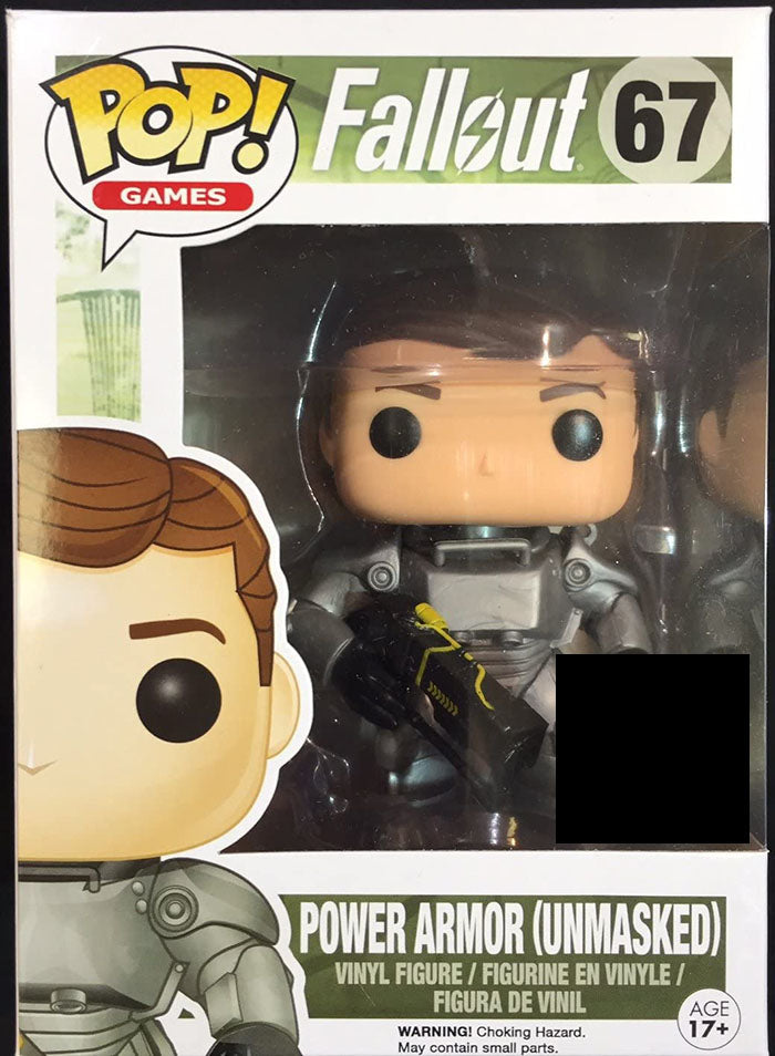 Pop Games Fallout 3.75 Inch Action Figure Exclusive - Power Armor Unmasked #67
