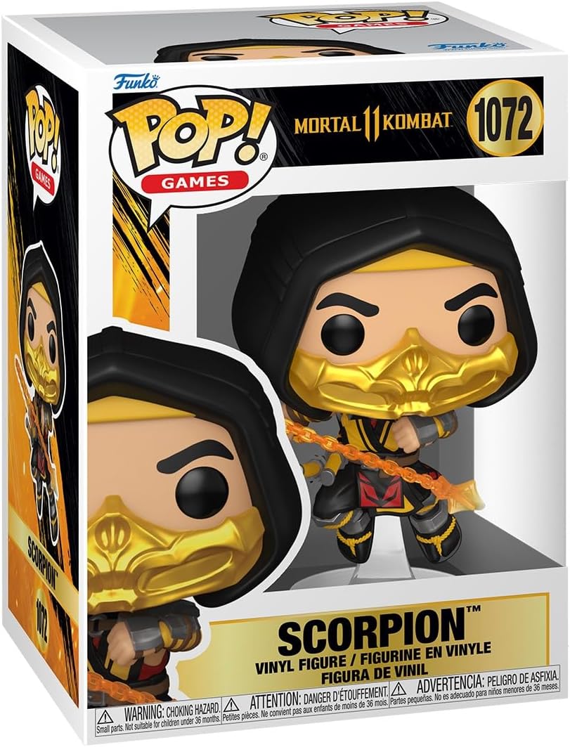 Pop Games Mortal Kombat 3.75 Inch Action Figure - Scorpion #1072