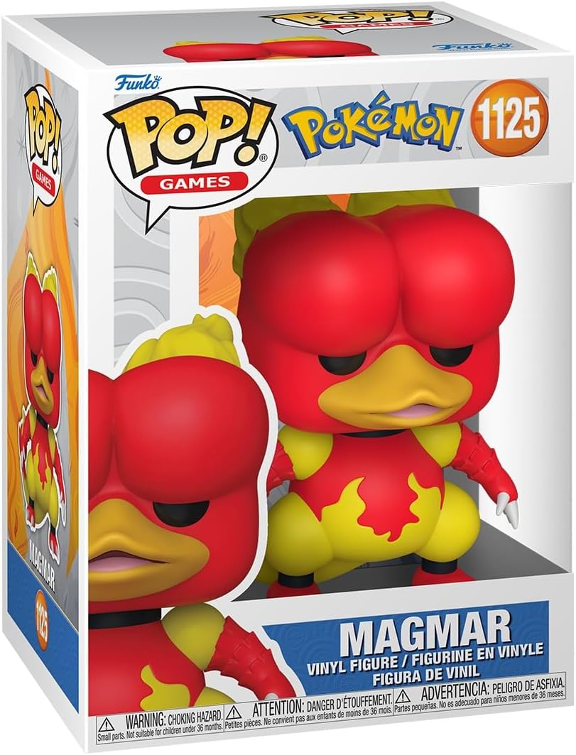 Pop Games Pokemon 3.75 Inch Action Figure - Magmar #1125