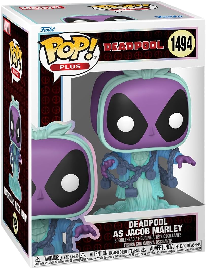 Pop Marvel Deadpool 3.75 Inch Action Figure Plus - pool as Jacob Marley #1494