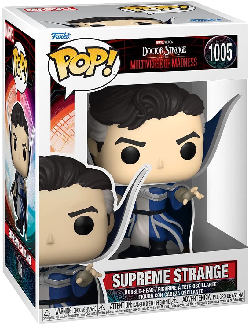Pop Marvel Doctor Strange 3.75 Inch Action Figure Multiverse Of Madness - Supreme Strange #1005