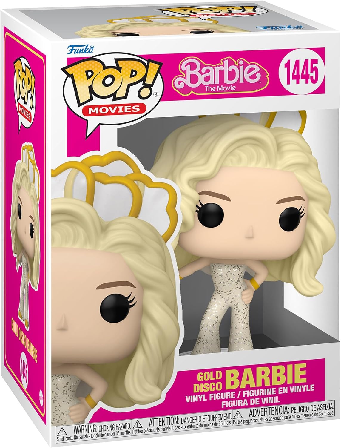 Pop Movies Barbie 3.75 Inch Action Figure - Gold Disco Barbie #1445