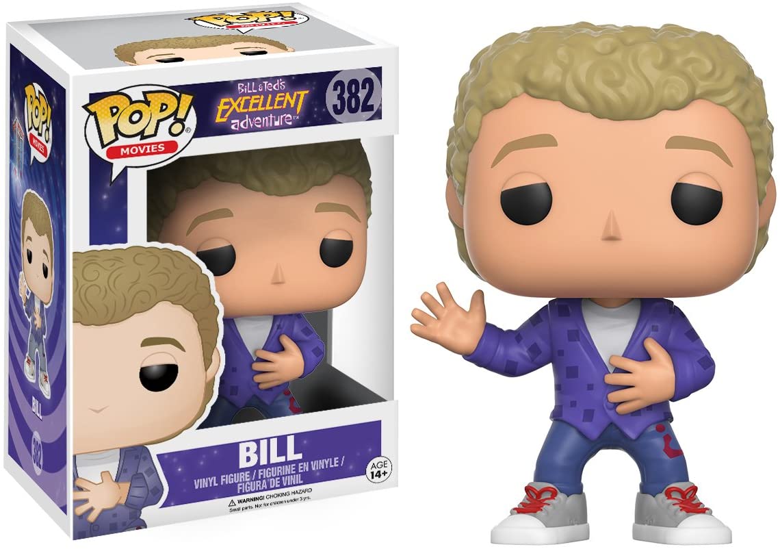 Pop Movies 3.75 Inch Action Figure Bill & Ted's Excellent Adventure - Bill #382 (Shelf Wear Packaging)